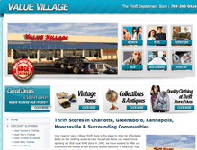 Tablet Screenshot of carolinavaluevillage.com